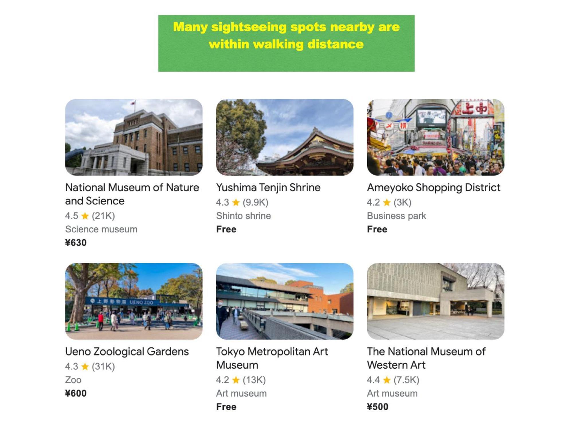 Apartment 上野東京セントラルステイ 山手線駅徒歩3分御徒町 2-4人 アメ横3分 上野駅10分 湯島駅2分
